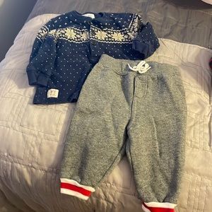 Ralph Lauren Cozy Sweatsuit size 6m